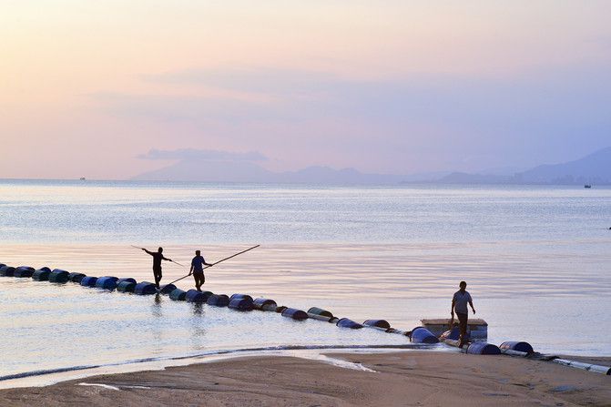 [Jiayou station] having fun in Sanya, enjoying a rare &quot;parent-child&quot; time